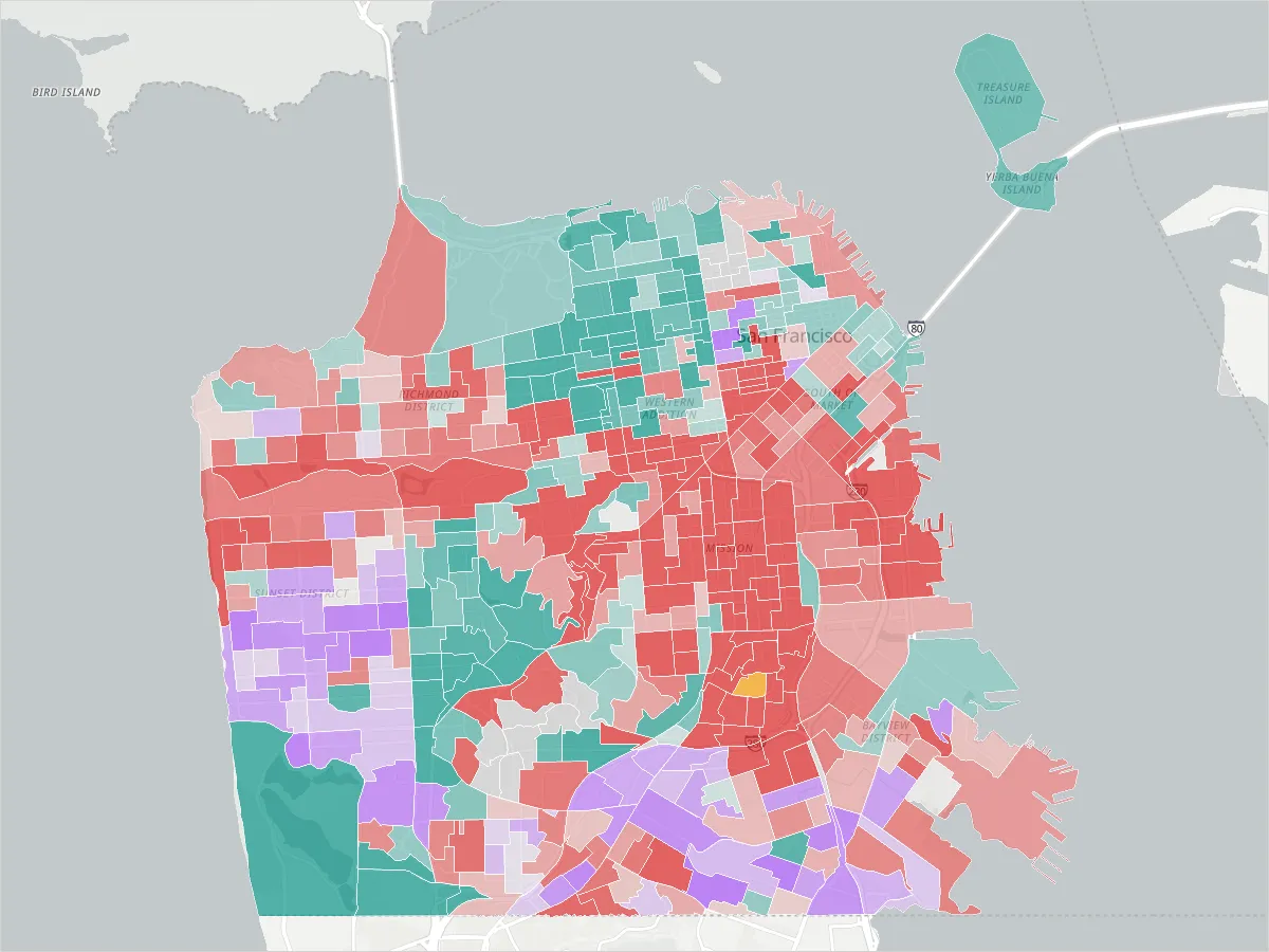 Precinct map preview for the November 5, 2019 election