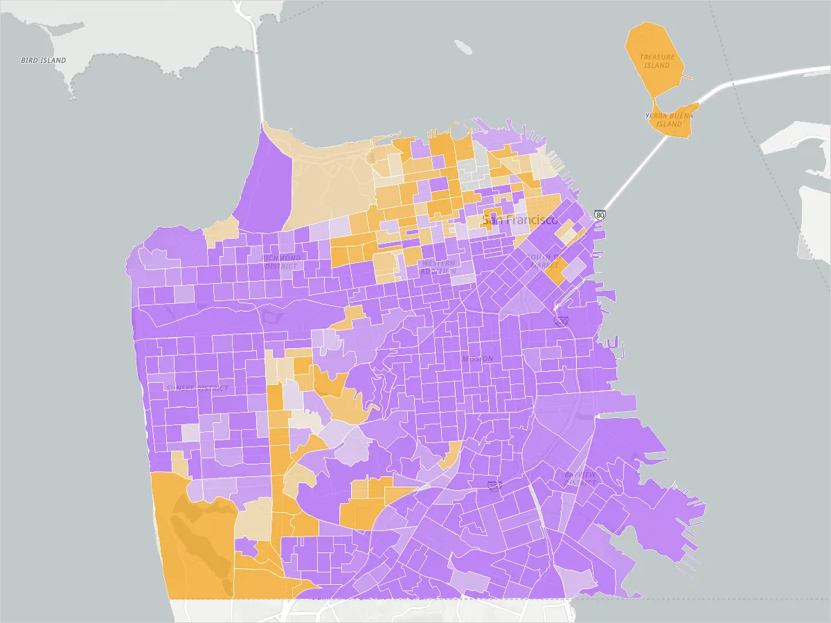 Precinct map preview for the March 3, 2020 election